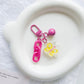 Acrylic Chain Link, Fruit Themed Keychain, Key ring