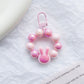 Cute Acrylic Bunny Keychain, Key ring