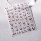 Cute and Funny Facial Expression Nail Art Sticker (TS-2326,TS-2327)