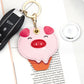 Cute Animal Themed AirTag, Key Fob Case (Bear, Pig, Cat)