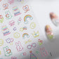 Cute Birthday Doodle Nail Art Stickers (TS-1749, TS-1750)