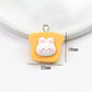 Cute Bunny Themed Food Charms (Donuts, Ice Cream, Cupcake, Bread)
