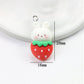 Cute Bunny Themed Food Charms (Donuts, Ice Cream, Cupcake, Bread)