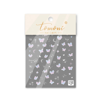 Cute Dreamy Butterfly, Bunny, Bear Nail Stickers (to733/to734/to735/to737)