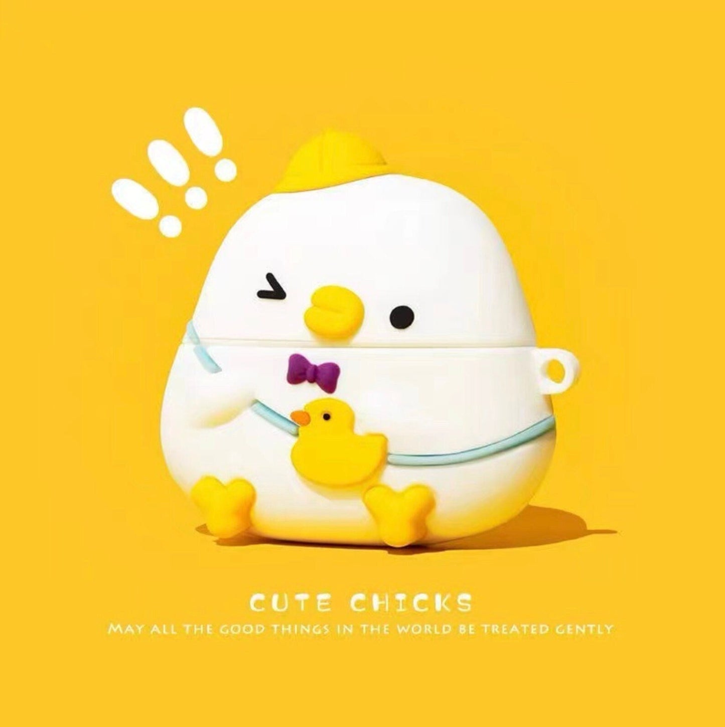 Cute Duck Themed AirPod Generation 1/2 and AirPod Pro Generation 1 Case