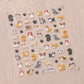 Cute Energic Dog, Animal Themed Nail Art Stickers