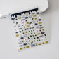 Cute Milk Cow Doodle, Animal Themed Nail Art Stickers (TS-2277, TS-2278)