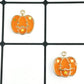 Cute Pumpkin Oil Drop Style Pendant (19x20mm)