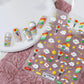 Cute Rainbow Mail, Rainbow Themed Nail Art Stickers (TS-1907,  TS-1908)