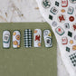 Cute Retro Mahjong Themed Nail Art Stickers (TS-2063, TS-2064)