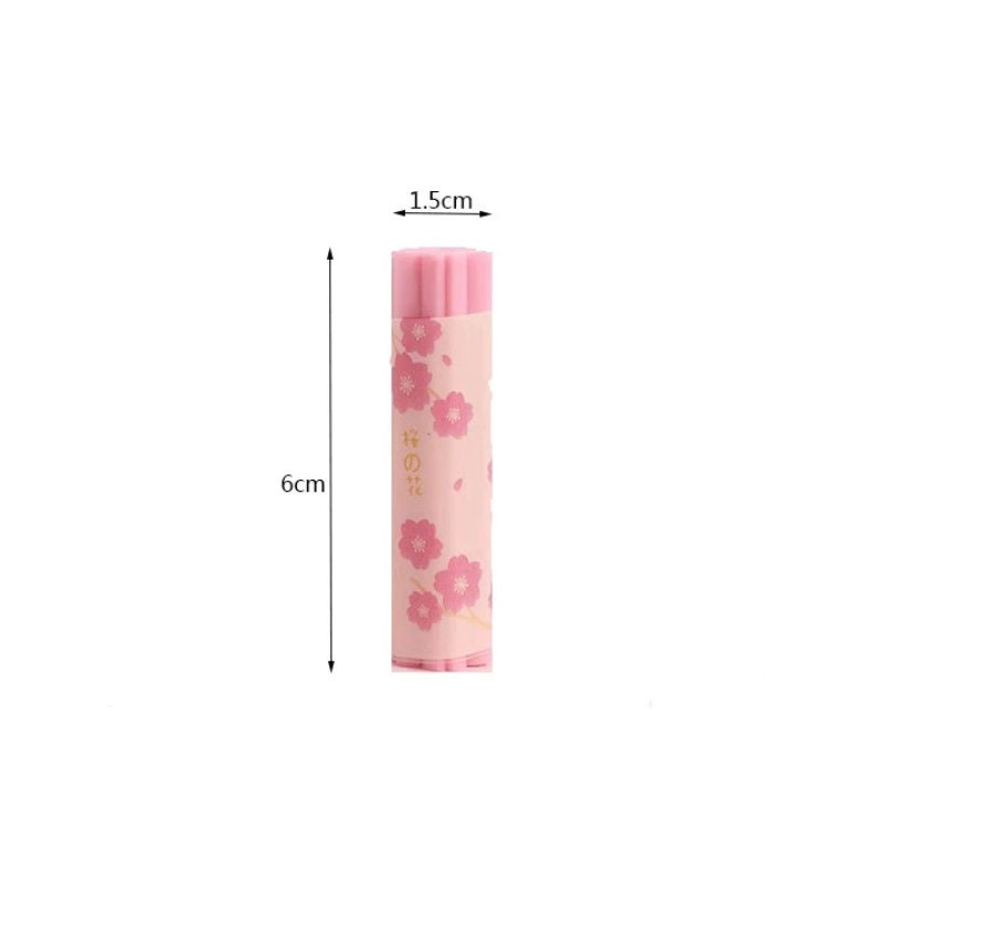 Cute Sakura Eraser for School, Stationary, School Supplies, Desk Supplies