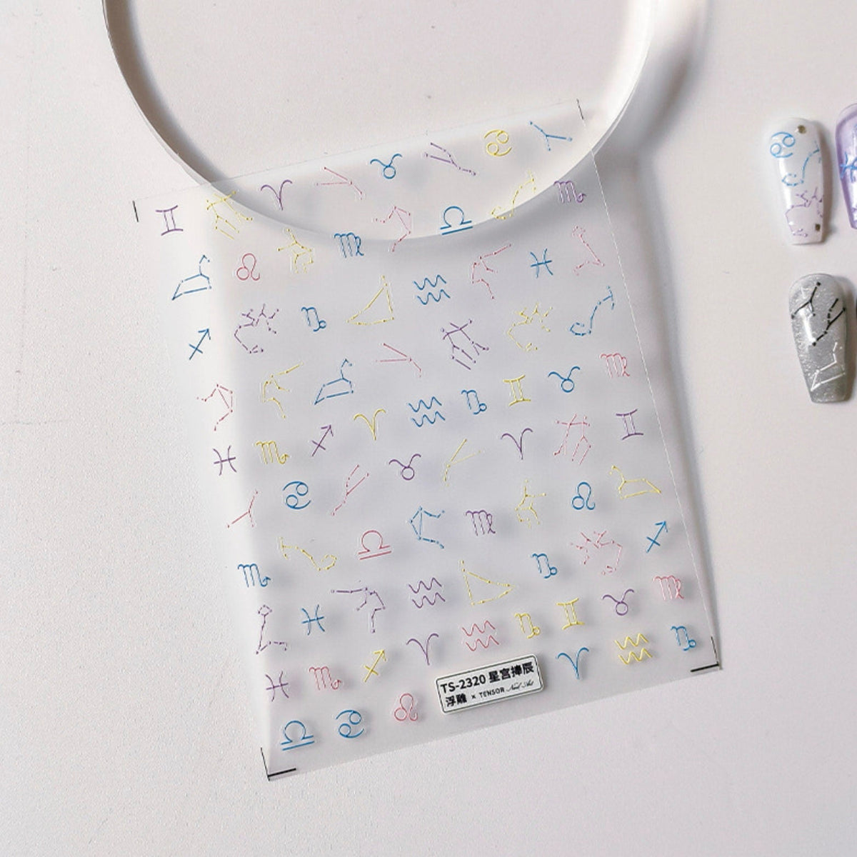 Cute Star Signs Astrology Nail Sticker(ts-2318,ts-2319,ts-2320,ts-2321)