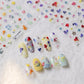 Cute Wildflower Patch Themed Nail Sticker (m348,m349,TS-3665,TS-3666)