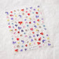 Cute Wildflower Patch Themed Nail Sticker (m348,m349,TS-3665,TS-3666)