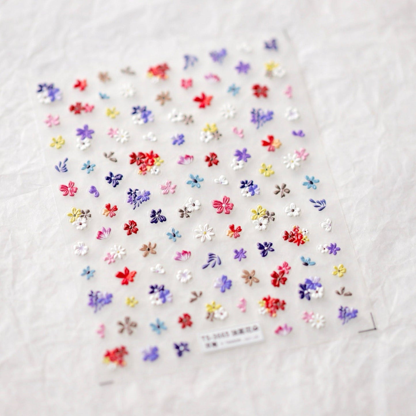 Cute Wildflower Patch Themed Nail Sticker (m348,m349,TS-3665,TS-3666)