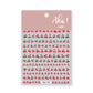 Dainty Red Cherry,  Fruit Themed 2D Nail Art Stickers (047)