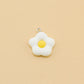 Egg Shaped Flower Charm (19MM X 19MM)