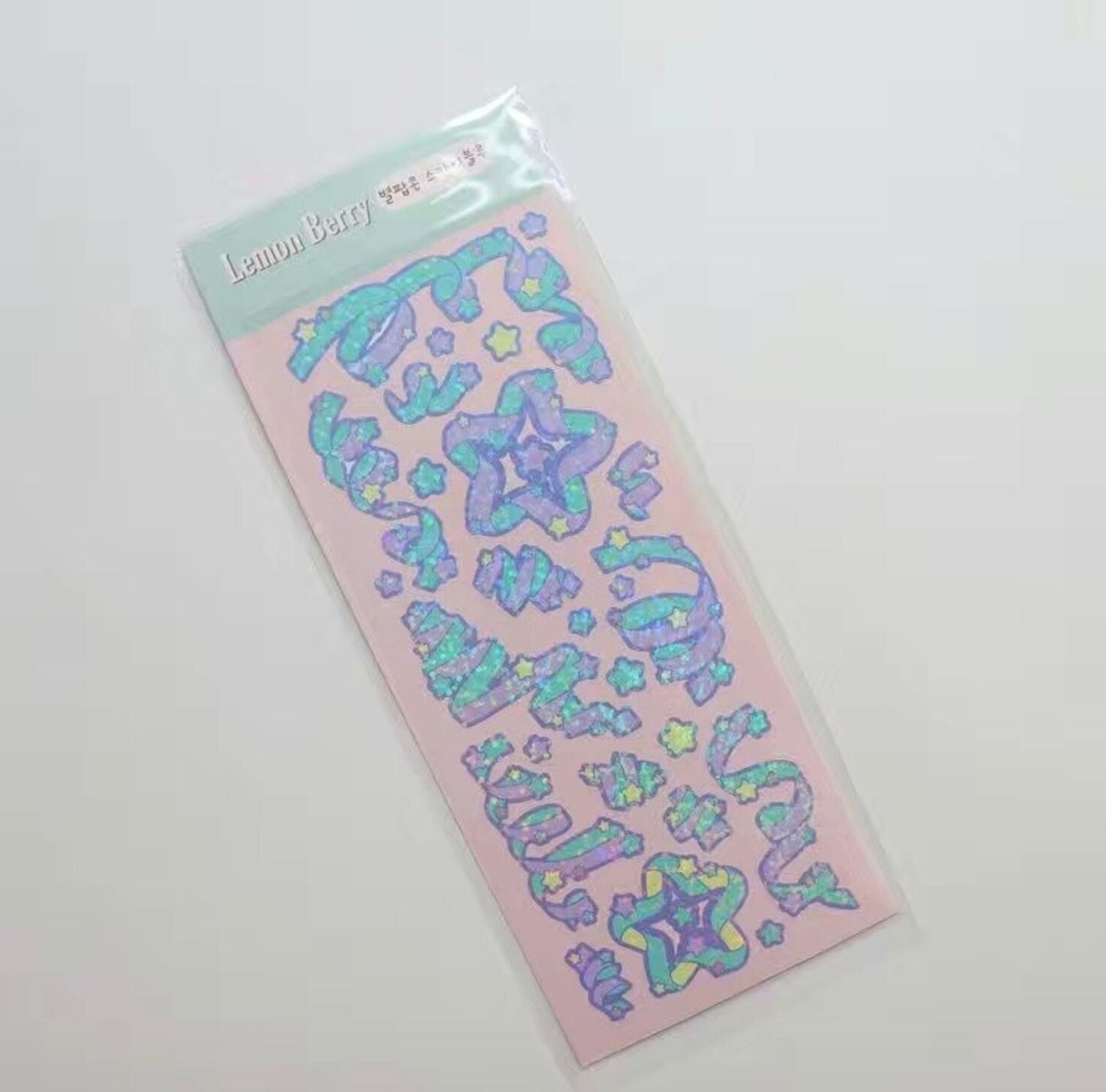 Holographic Ribbon Theme Sticker Sheets