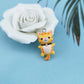 Lazy Cat Charm (29mm x 15mm)