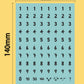 Letter and Number Sticker Sheets (4 Sheets), Crafts, Scrapbook, Diary, Journal
