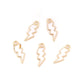 Lightning Bolt Enamel Zinc Alloy Charm (21mm x 7mm, Hole: 2mm)