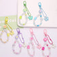 Macaron Colored Childhood Nostalgia Themed Keychain, Key ring