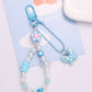 Macaron Colored Childhood Nostalgia Themed Keychain, Key ring