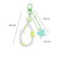 Macaron Colored Childhood Nostalgia Themed Keychain, Key ring