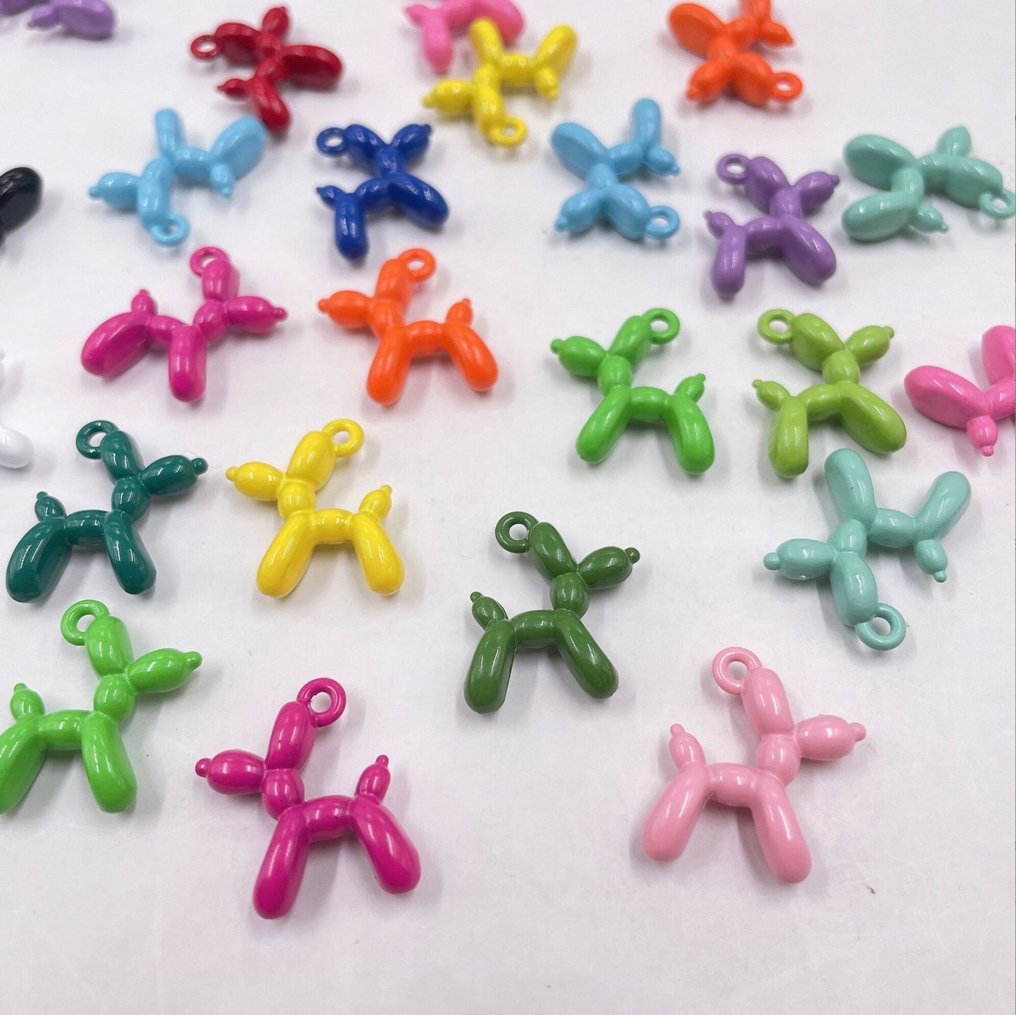Metal Balloon Animal Dog Charm (23MM x 17MM)