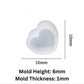 Mini Heart Shaped Silicone Earring Molds