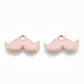 Mustache Enamel Charm (9mm x 17mm)