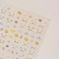 Naughty Kitty Cat Expressions, Animal Themed Nail Art Stickers (to3906)
