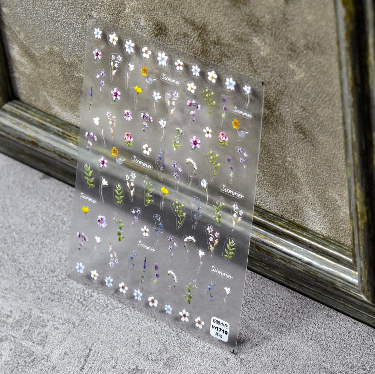 Natural Flower Nail Art Stickers  (to1714/to1690/to1710)