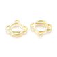Open Back Bezel Planet Charm (14.5MM x 17.5MM)