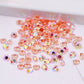 Orange AB Resin Rhinestones, Non-Hotfix, Pointed Rhinestone (4MM/6MM)  D27-03