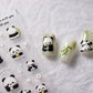 Panda and Bamboo Themed Nail Art Stickers (MN-299, MN-300)