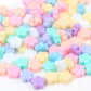 9MM Pastel Acrylic Flower Spacer Beads