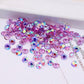 Purple AB Resin Rhinestones, Non-Hotfix, Pointed Rhinestone (4MM/6MM)  D27-07