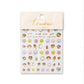 Rainbow Love Nail Art Stickers (to625)