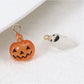 Resin Pumpkin and Ghost, Halloween Themed Charm