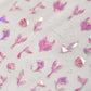Shattered Glass Rhinestone Mermaid Themed Nail Art Sticker (to3235,to3236)
