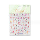 Shattered Glass Rhinestone Mermaid Themed Nail Art Sticker (to3235,to3236)