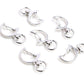 Silver Moon Shaped Key Ring, Keychain