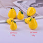 Small Resin Yellow Mango Fruit Charm (22mm x 15mm)