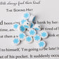 10MM Snowflake, Winter Themed Polymer Clay Beads