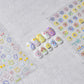 Springtime Doodle Nail Art Stickers (to860, to1366)