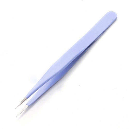 Straight/Bent Stainless Steel Beading Tweezers