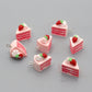 Strawberry Shortcake Slice Acrylic Charm (14mm x 14mm)