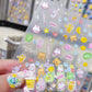 Tomoni Bunny and Honey Bear Themed Nail Art Stickers (to1860)