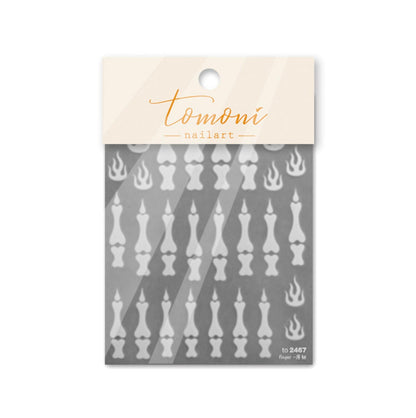 Tomoni Skeleton Hand Bones Nail Stickers (to2467, to2468, to2500, to2502)